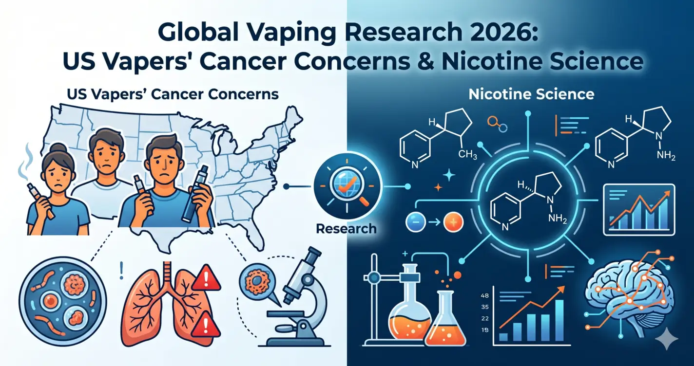Global Vaping Research 2026: US Vapers’ Cancer Concerns & Nicotine Science