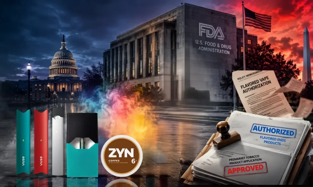 FDA flavored vapes 2026 vape industry shift